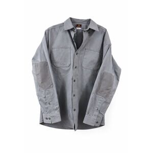 New Ridgecut Toughwear Men's Long Sleeve Ultra Work Shirt Large Tactical Gray